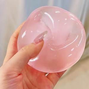 부드러운 스퀴시 슬로우 복원 비누 말랑이, 핑크, 1개