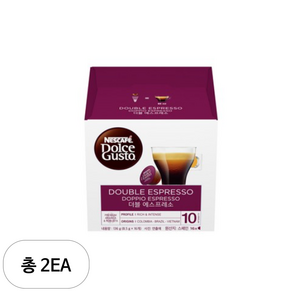 돌체구스토 더블 에스프레소 캡슐커피, 8.5g, 16개입, 2개