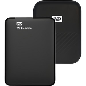 Elements Portable 휴대용 외장하드 + 파우치, 2TB, 블랙 골드박스 특가