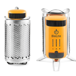 BioLite 바이오라이트 캠프스토브 2+ 자가발전 무연 화목 난로 3200mAh 보조배터리 겸용, 1개, 본체 세트 (FlexLight 조명 포함)