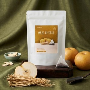 [직재배친환경] 해담은티 국산 도라지차 티백 배도라지 차, 1개, 30개입, 1.2g