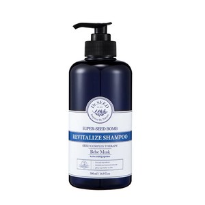 닥터시드 슈퍼시드밤 리바이탈라이즈 샴푸 베베머스크, 500ml, 1개