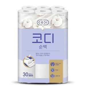 [코디] 순백 3겹 천연펄프 화장지