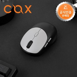 COX 2.4GHz 저소음 무선 마우스, 블랙, CWM40