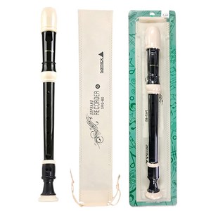 삼익악기 저먼식 리코더 SRG-80, 블랙, 1개