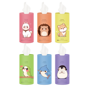 비라잇 팝캔티슈 휴대용 차량용 미니 각티슈 휴지, 1세트, 6개입