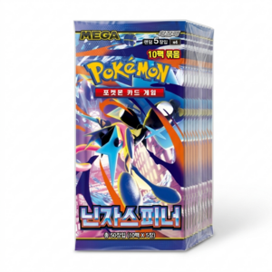 (국내배송) 포켓몬 카드 TCG 메가 확장 닌자스피너, 10개, 팩