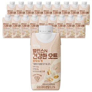 케어웰 밸런스N 건강한 오트 로우슈거, 18개, 200ml