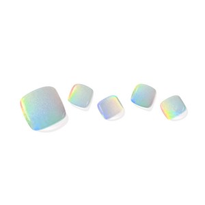 로엔블 친환경 프리미엄 물광볼륨 네일스티커 젤네일 페디 스티커 29pcs, 1개, 퓨어 프리즘
