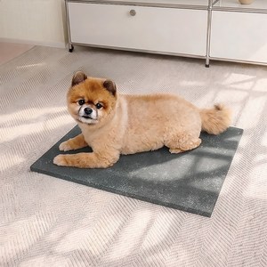 아미체볼레 강아지 쿨매트 대리석 고양이 여름 방석 반려동물 침대 엔지니어드스톤 냉감 패드, 1개, [랜덤발송]어두운계열