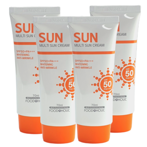 푸드어홀릭 멀티 선 크림 SPF50 PA+++, 4개, 70ml