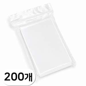 펴나나다 포토카드 보호 슬리브, 200개, 투명
