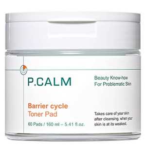 피캄 베리어 사이클 락토P 토너 패드 160ml, 60매입, 1개