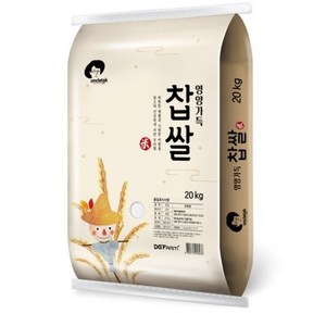 엉클탁 국산 찹쌀, 20kg, 1개