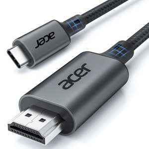 에이서 USB-C to HDMI 4K@60Hz 고화질 케이블, 2m, 1개