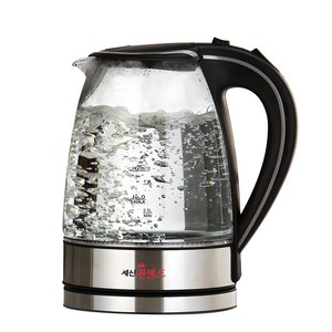 퀸센스 1.8L 무선유리주전자 QS-GK18, QS-GK18 Black