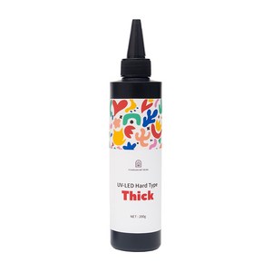 200g 유브이레진 대용량 고투명 네일 & 공예용 Resin 아트, 고점도 200g, 1개