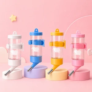 디럭스 볼 급수기 80ml 햄스터 피그미다람쥐 소동물용, 1개, 베이비핑크