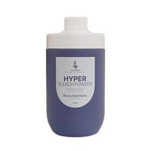 kuJAKU 쿠자쿠 하이퍼 블리치파우더 블랙빼기 탈색약, 1개, 500ml