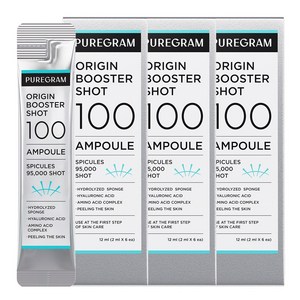 퓨어그램 오리진 니들 부스터샷 100앰플 3BOX, 18개, 2ml
