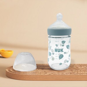 누크 네이쳐 센스 유리젖병, 그린, 240ml, 1개