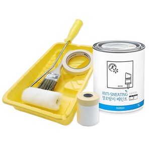 노루페인트 수성 기본형 결로방지용 페인트 1L 풀세트, 화이트, 1개