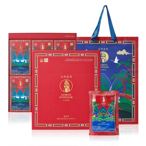 고려공작1392 6년근 홍삼액 선물세트 + 쇼핑백, 30개, 50ml