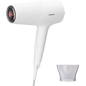 필립스 5000 시리즈 써모 쉴드 헤어드라이기 2200W, BHD500/09, 화이트