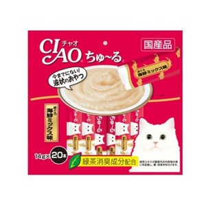 챠오츄르 고양이 짜먹는 간식, 혼합맛(참치/해산물), 14g, 20개