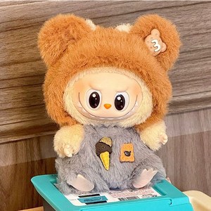 솔로핏 LABUBU 라부부 인형 옷 의상세트 1세대 2세대 통용, 아이스크림 비스킷, 1개