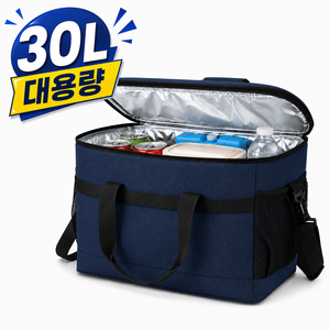 온위크 보냉백 캠핑가방 아이스 보냉가방 도시락가방 소프트쿨러, 1개, 네이비