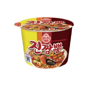 오뚜기 진짬뽕 컵라면 115g, 12개