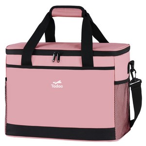 타닥 에센셜 소프트 쿨러백 보온 보냉가방 아이스박스 보냉백, 핑크, 30L