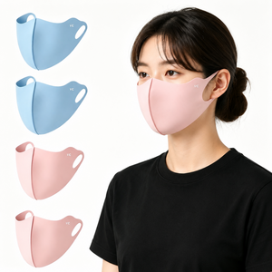 Siemzon 다용도 데일리 입체 쿨링 페이스 마스크 4P