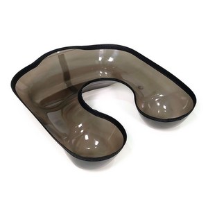 다다올 가볍고 편안한 플라스틱 중화 받침대 파마받이, 1개, 블랙