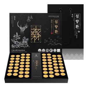 약재도감 조선 침향환 공진단 상자 + 쇼핑백, 2개, 225g