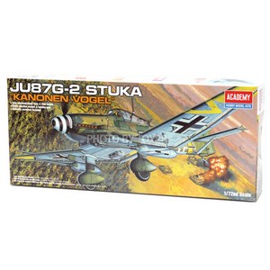아카데미과학 1/72 JU87G-2 슈투카 카노넨 포겔 항공기, 1개