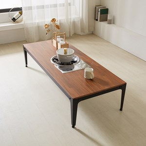 영업용 업소용 고기 불판 테이블 식탁 철제 밥상, 블랙-화이트