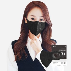 시노텍스 KF94마스크 앱솔루트MB 중형M, 50매입, 1세트, 중형(M) 블랙