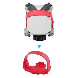 DJI용 드론 프로펠러 바디 보호 고정 실리콘 밴딩 커버 Mini 4K / Mini SE / Mini 2 / Mavic Mini, (미니) 프로펠러보호밴드(레드), 1개