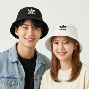 아디다스 벙거지모자 아디컬러 BUCKET HAT, White, 1개