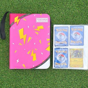 TCG 포켓몬카드 앨범 보관케이스 바인더 포토카드대용량 400장, 1개, 50매, 분홍