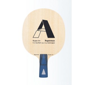 쉬신 쉬퍼맨 탁구라켓 SUPER AL-Carbon 아우터 카본 블레이드 XUPERMAN 탁구채, 1개, SUPER-A1 CP(중펜)