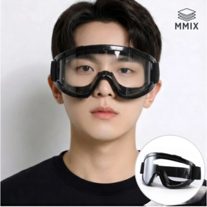 엠믹스 김서림방지 고글 보안경 작업용 보호안경 MX-B1, 블랙, 1개