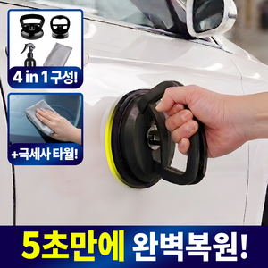 벡스톤 강력한 복원력 자동차 찌그러짐 셀프 흡착기 덴트플러 DF-04X, 블랙, 1세트