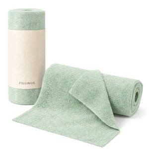 필인어스 극세사 빨아쓰는 롤 행주 30cm 20매, 1개, 그린