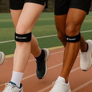 보르디 KYNCILOR 슬개골 무릎보호대 고탄력, 딥블랙, 2세트