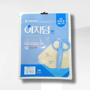 이지덤 씬 2매 가위증정 상처 재생 습윤 밴드 대웅제약, 6개
