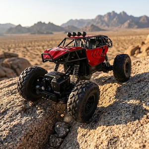 CHENZE rc카 대형rc카 무선조종자동차 1:18 4륜구동 오프로드 클라이밍, 1개, 붉은색