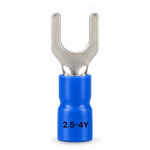 전오 (정품) JOPT 2.5-3Y 절연붙이 압착단자 PG터미널 2.5SQ 3Y 2.5SQ-3 Y형 (파란색), 100개